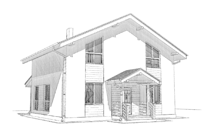 Проект двухэтажного дома А-097