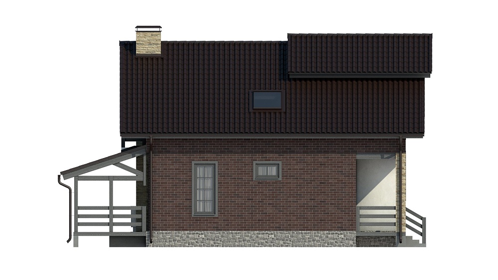 Проект двухэтажного дома А-024